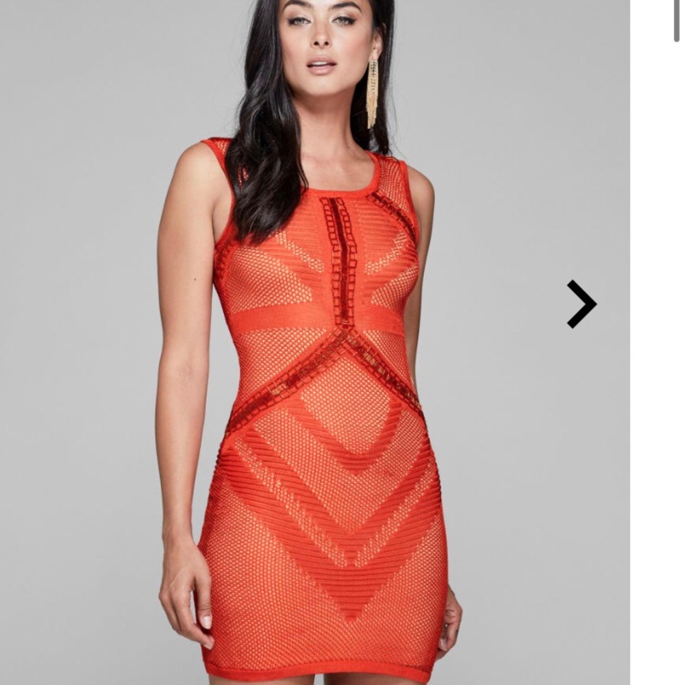 Nwt CROCHET EMBELLISHED SWEATER DRESS